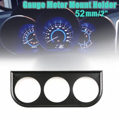 Universal 52MM 3Fach Auto Instrumentenhalter Armaturenbrett Instrument Halterung