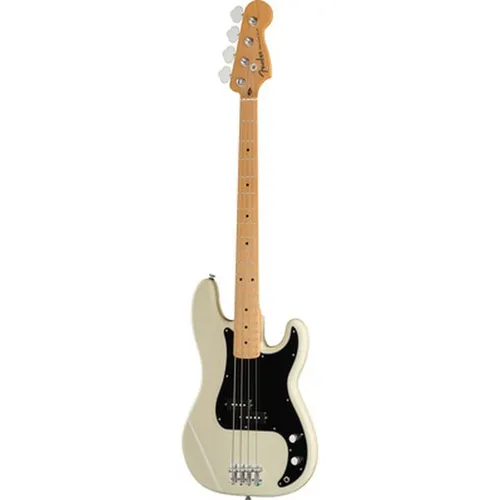 Fender Standard P Bass MN BPG B-Stock - B-Stock Bassgitarre mit 4 Saiten, ideal für Einsteiger und Profis; überzeugt durch hochwertigen Split Single-Coil Tonabnehmer und klassischen P-Bass Sound in eleganter Olympic White.