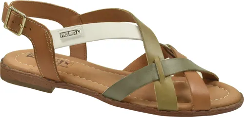 Pikolinos Damen Sandalen W0X-0556, bequem und trendy - Wanderschuhe mit hochwertigem Rindsleder, gepolsterter Innensohle und flexibler, rutschfester Sohle – ideal für entspannte Sommertage und Ausflüge.