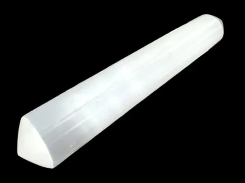 Steinfixx - Handgeschnitzter 14 cm langer Massagestab - Breite und schmale Spitze - perfekt für Akkupressur oder Meditation