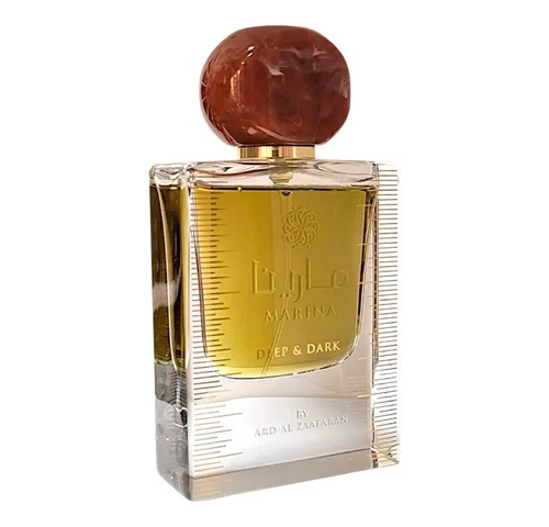 Lattafa Eau de Parfum Ard Al Zaafaran Marina Deep Dark 50ml - Intensiver orientalischer Duft mit einer harmonischen Komposition aus würzigen und blumigen Noten. Perfekt für Liebhaber charakterstarker Düfte, die Eleganz und Tiefe suchen.
