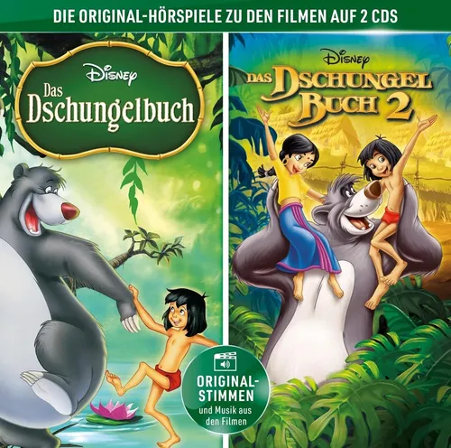 Das Dschungelbuch - Hörspielbox 2CD NEU OVP