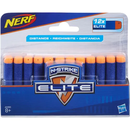 Hasbro A0350EU4 NERF - N-Strike Elite 12er-Dart-Nachfüllpack, ab 8  Jahren