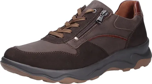 Waldläufer Herren H-Max 31243 - Sportlicher Schnürschuh für breitere Füße - Sneaker aus hochwertigem Glatt-Nubukleder, ideal für breitere Füße (Weite H) mit herausnehmbarer Einlegesohle für individuelle Anpassung und optimalen Tragekomfort.