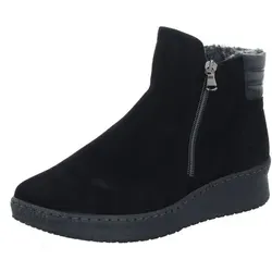 Semler Stiefelette - Stiefeletten aus hochwertigem Velourleder mit praktischem Reißverschluss, ideal für stilvolle und bequeme Outfits.