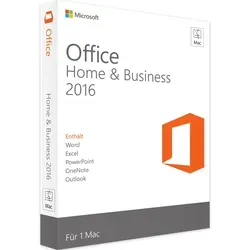 Microsoft Office 2016 Home and Business | Mac / Windows | DE | PKC