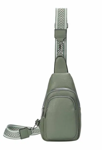 ITALYSHOP24 Schultertasche Unisex Sling-Tasche Bodybag Crossbody Brusttasche, Umhängetasche, Crossover & Rucksack