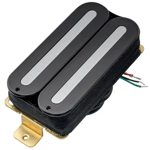 Produktbild Artec HXTN Super Power Dual Hot Rail Keramik Humbucker Tonabnehmer Hals Pickup 8,4K für E-Gitarre, Schwarz