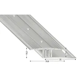Alu-Übergangsprofil STS 33 - silber eloxiert