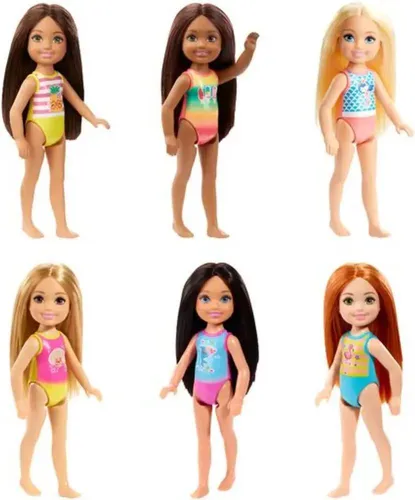 BRB Chelsea Beach Puppen, sort.