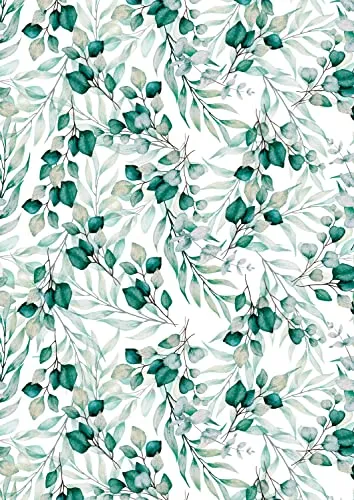 Transparentpapier Eukalyptus 50x60cm 1 Stück 115 g/qm Drachenpapier Bastelpapier