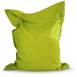 Green Bean Sitzsack XL, Grün - XL Sitzsack (120 x 160 cm) für drinnen & draußen, mit ergonomischer EPS-Perlen-Füllung für optimalen Sitzkomfort und Druckverteilung. Pflegeleicht und robust, ideal für Garten und Balkon.