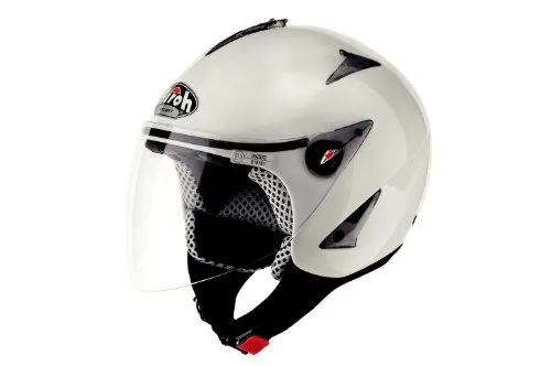 airoh CASCO JT COLOR WHITE GLOSS XS in weiß von MOTOTOPGUN