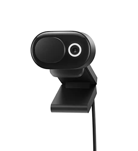 Microsoft Modern Webcam for Business 1920x1080 - Webcam mit Full HD 1080p Auflösung, ideal für professionelle Videokonferenzen und klaren Sound über USB-Anschluss.