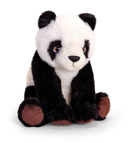 Keel Toys Kuscheltier Keeleco Plüschtier Panda aus recycelten Materialien
