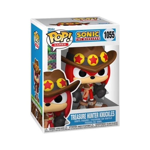 Funko Pop! Sonic The Hedgehog - Treasure Hunter Knuckles #1055 (Box Beschädigt)