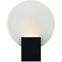 Nordlux Wandleuchte Hester – Schwarz mit 3 Helligkeitsstufen - Elegante Wandleuchte aus Glas und Metall, 20 cm groß, mit 3 Helligkeitsstufen für individuelle Lichtgestaltung in Ihrem Zuhause.