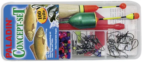 Classic Angelset Karpfen ca 100 Teile/23,0x12,5x3,2cm