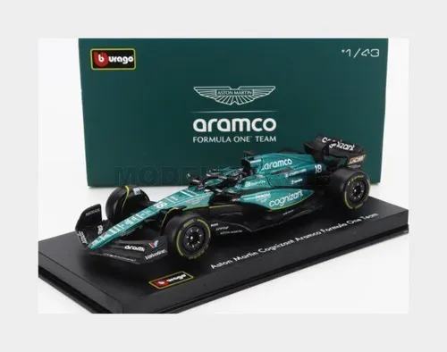 BURAGO 18-38091-S Aston Martin - F1 AMR23 Team Aramco Cognizant N 18 Season 2023