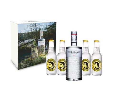 Gin Tonic Set Giftbox Geschenkset - The Botanist Islay Dry Gin 0,7l 700ml (46%