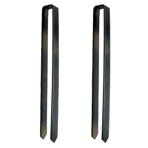 Intergarden Bodenanker für Rosenbogen 2 Stück, Erdspieß, Bodenspieß, Befestigung Rankhilfe, ca. 30cm Länge