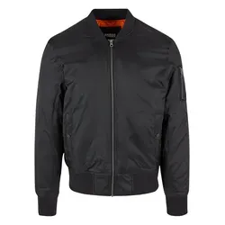 Urban Classics Herren Bomberjacke Basic Bomber Jacket TB861, Schwarz, Gr. XXX-Large - Funktionsjacken mit robuster Verarbeitung für Langlebigkeit und coolen Look. Ideal für Freizeitoutfits und perfekt kombinierbar mit Jeans und T-Shirts.