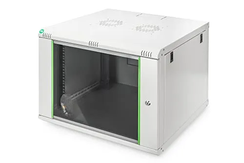 Digitus DN-19 07U-6/6-EC 19 Zoll Wandgehäuse - PC-Gehäuse, robust aus Stahlblech, abnehmbare Seitenteile und einfache Wandmontage für flexible EDV- und Telekommunikationsanwendungen.
