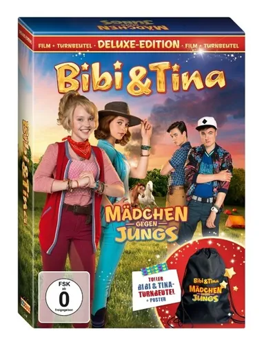 Bibi & Tina - Mädchen gegen Jungs - Deluxe Edition - Kinder-Pullover & Strick, ideal für Fans von Abenteuer und Freundschaft, mit einer spannenden Geocaching-Challenge und einem aufregenden Sommercamp!