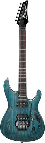 Ibanez S520AH-OBF Cosmic Blue Flat - E-Gitarre - Gitarren der S Standard-Serie mit Esche-Korpus und Palisander/Holz-Hals, ausgestattet mit 2x Quantum Tonabnehmer für kraftvollen Klang in Cosmic Blue Flat.