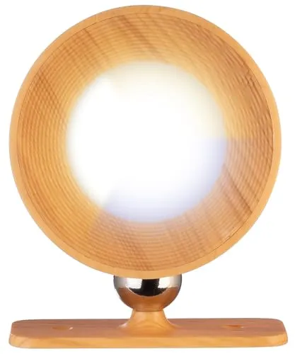 Lunartec LED-Leselampe Wand: CCT-LED-Wandlampe mit Magnetfuß, dimmbar, Touch-Bedienung, Pinie (Wandlampe innen mit Schalter, Leuchten Küche, Arbeitsleuchte)