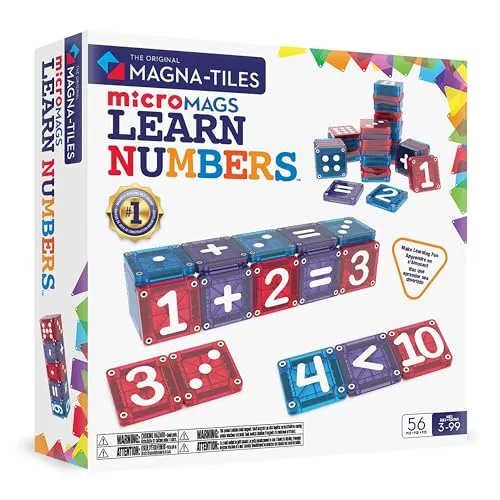 Magna-Tiles Zahlen lernen 56 Teile von Magna-Tiles