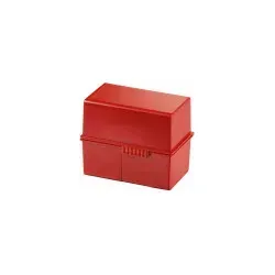 Helit Karteibox A7 quer H6214725 977 rot