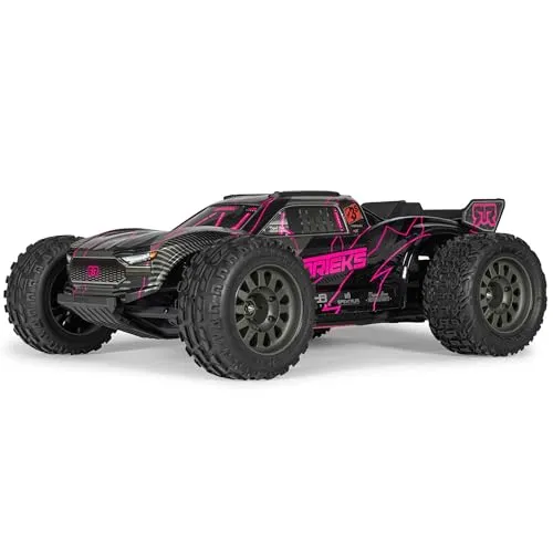 ARRMA 1/10 VORTEKS 223S Stadium Truck BLX RTR Pink - Stadium Truck für Off- und Onroad mit 80 km/h Top-Geschwindigkeit, wasserfest und ideal für Hobby-Level Modellbau.