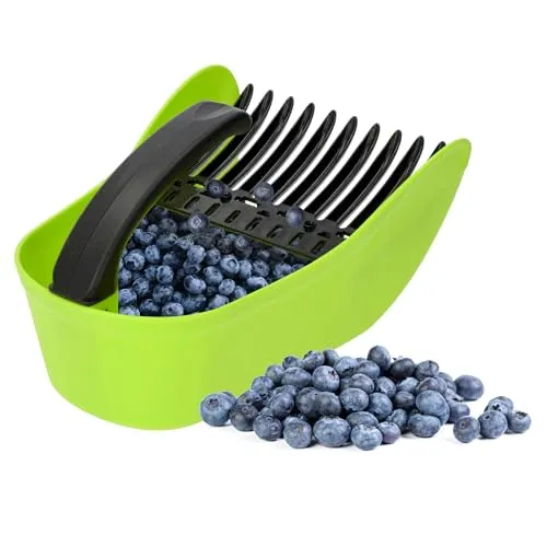 Kleiner Obstpflücker aus Kunststoff, grün