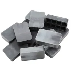 Silisto Unterlegplatte 40x60x15mm grau - 500 Stück - Unterlegplatten aus temperaturbeständigem Polypropylen, ideal zum Ausrichten und Ausgleichen von Möbeln und Konstruktionen. Made in Germany, robust bis 6 Tonnen.