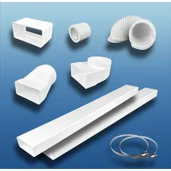 Küchenabluft Set flach Ø 100