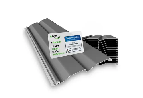 HEXIM Siding Fassadenpaneel grau