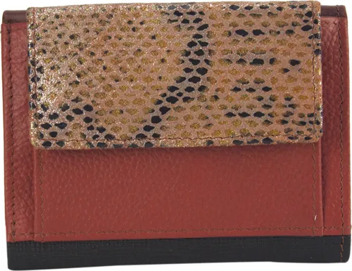 Sunsa kleine Geldbörse für Damen Leder Geldbeutel Portemonnaie mit RFID Schutz Brieftasche viele Kreditkarten Fächer Geldtasche kleine Geschenk