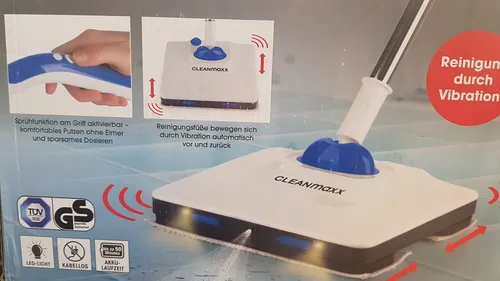 Produktbild CLEANmaxx Akku-Wischmopp mit LED-Beleuchtung