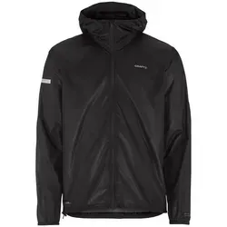 Craft Herren Pro Hydro Lightweight Jacket schwarz – Ultraleichte Laufjacke - Die Craft Pro Hydro Lightweight Jacket bietet optimalen Wetterschutz für Läufer. Mit atmungsaktivem Material und sportlichem Schnitt bleibt sie leicht und bequem, ideal für Training und Wettkampf bei Wind und Regen.