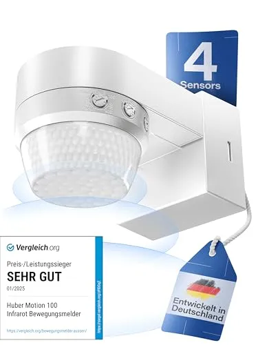 Bewegungsmelder Weiß von HUBER