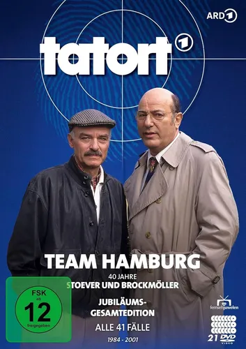 Tatort Hamburg - 40 Jahre Stoever und Brockmöller - Jubiläum | DVD - Filme, feiere 40 Jahre Kultkrimi mit dieser neuen DVD und erlebe spannende Ermittlungen in Hamburg.