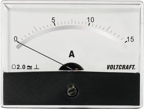 VOLTCRAFT AM-86X65/15A/DC AM-86X65/15A/DC Einbau-Messgerät AM-86X65/15A/DC Drehspule