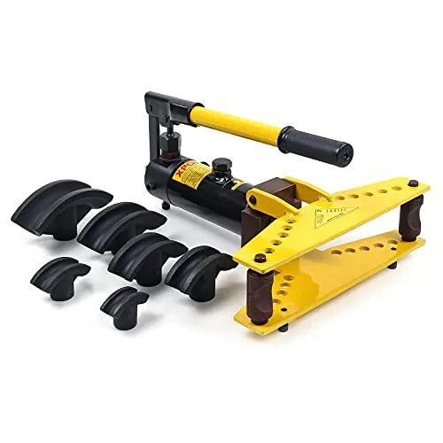 Wiltec Rohrbiegegerät hydraulisch 6 t - Glätter & Bieger – Mit 6 t Presskraft und 6 Biegestücken für präzises Biegen von Rohren bis 25,4 mm Durchmesser, ideal für Profis im Kfz-, Sanitär- und Heizungsbau.