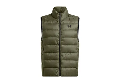 Under Armour Legend Down Vest - Marine OD Green Black XS - Outdoor Weste für Herren, extrem warm und leicht, ausgestattet mit UA Storm-Technologie für wasserabweisenden Schutz und ColdGear Infrared-Futter für optimale Wärmehaltung.