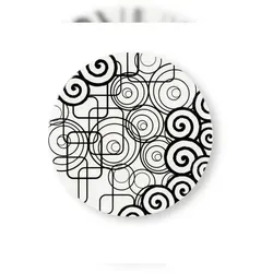 Excelsa Untersetzer Magic Schwarz Keramik 16 Cm Bunt