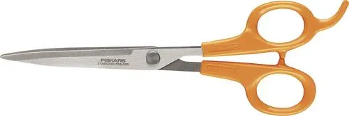 Fiskars 1003025 Haushaltsschere Linkshänder, Rechtshänder 100mm Orange
