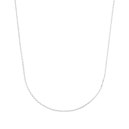 Amor Collier 925 Sterling Silber Unisex Damen Herren Halsschmuck, 42 cm, Silber, Kommt in Schmuck Geschenk Box, 2017792