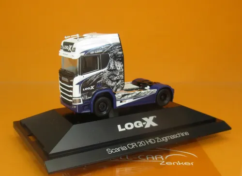 Herpa 111034 Scania CR 20 HD SZ Log-X / No Limit 1:87 NEU Modell