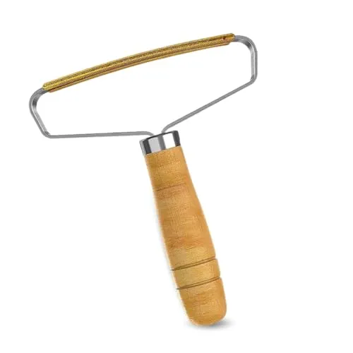 PARENCE.- Leistungsstarker Anti-Fussel-Rasierer – Fussel- und Haarentfernungskamm – ideal für Kleidung, Pullover, Polster – Tiefenreinigung – Holz & Metall – kompakt und ergonomisch